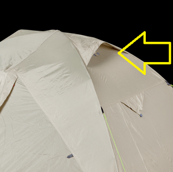 Вентиляционный карман в палатке