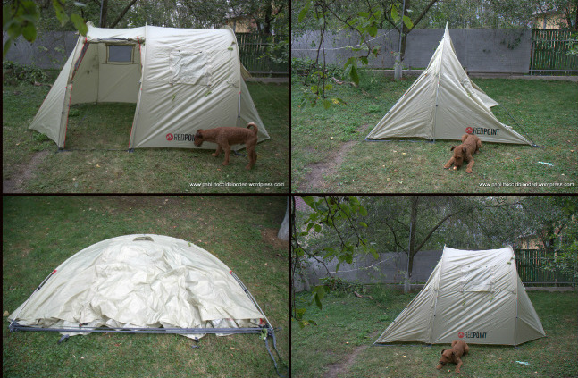 как установить палатку с внешними дугами Red Point Tavrika 4