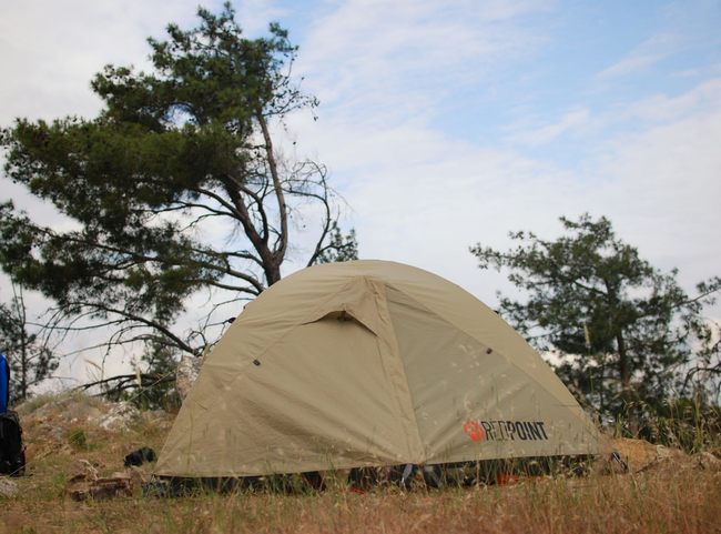 Тестирование палатки редпоинт на чемпионате Украины